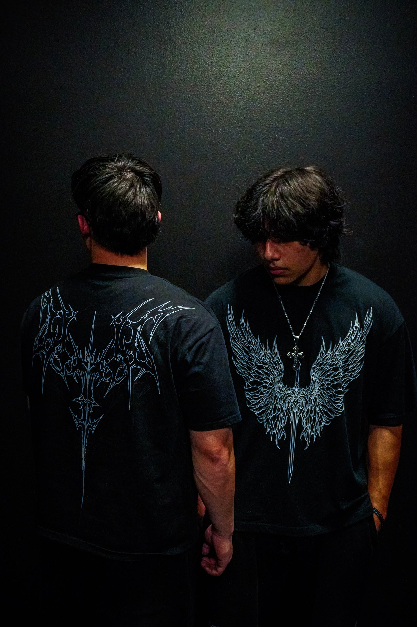 Angel Sword Cropped Tee