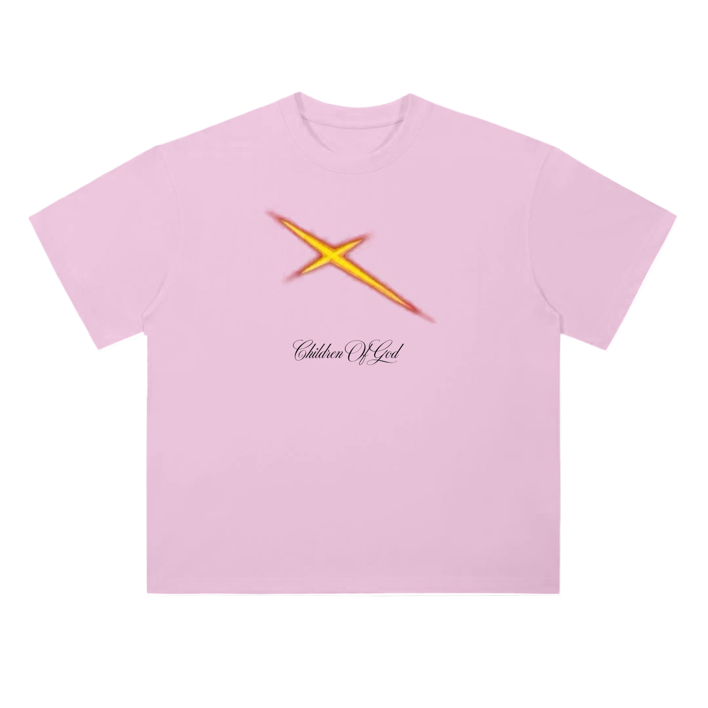 Glow Tee (White/Pink)