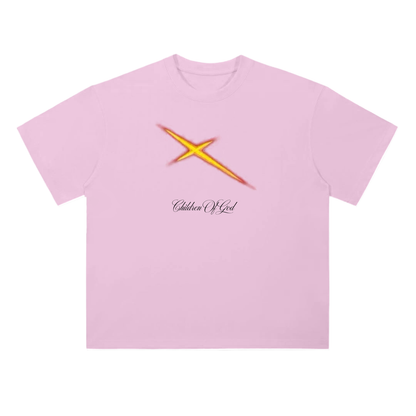 Glow Tee (White/Pink)