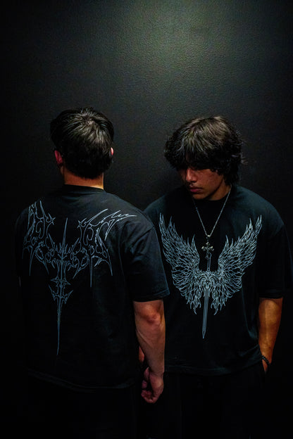 Angel Sword Cropped Tee