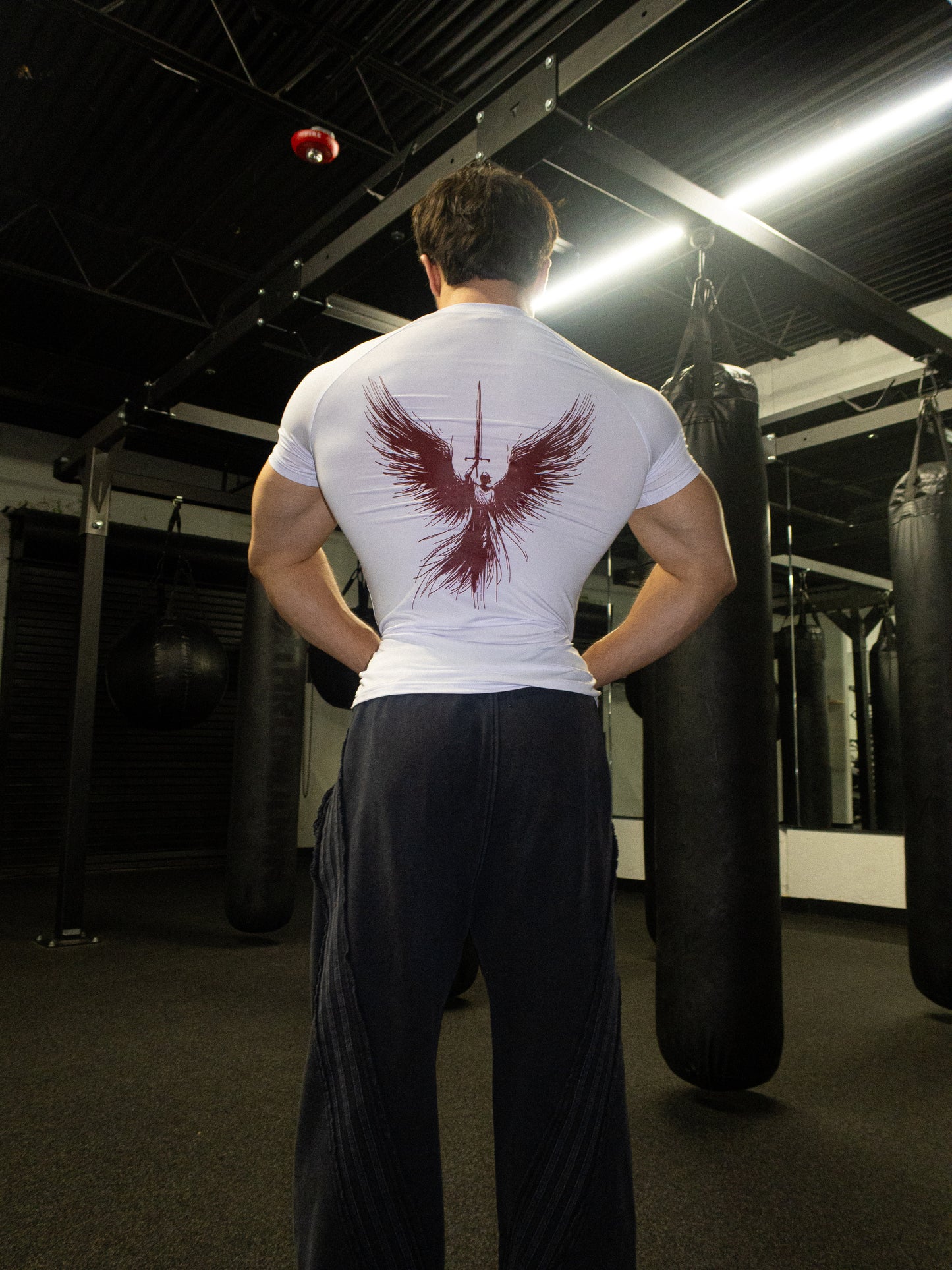 Red Victory Compression (White)
