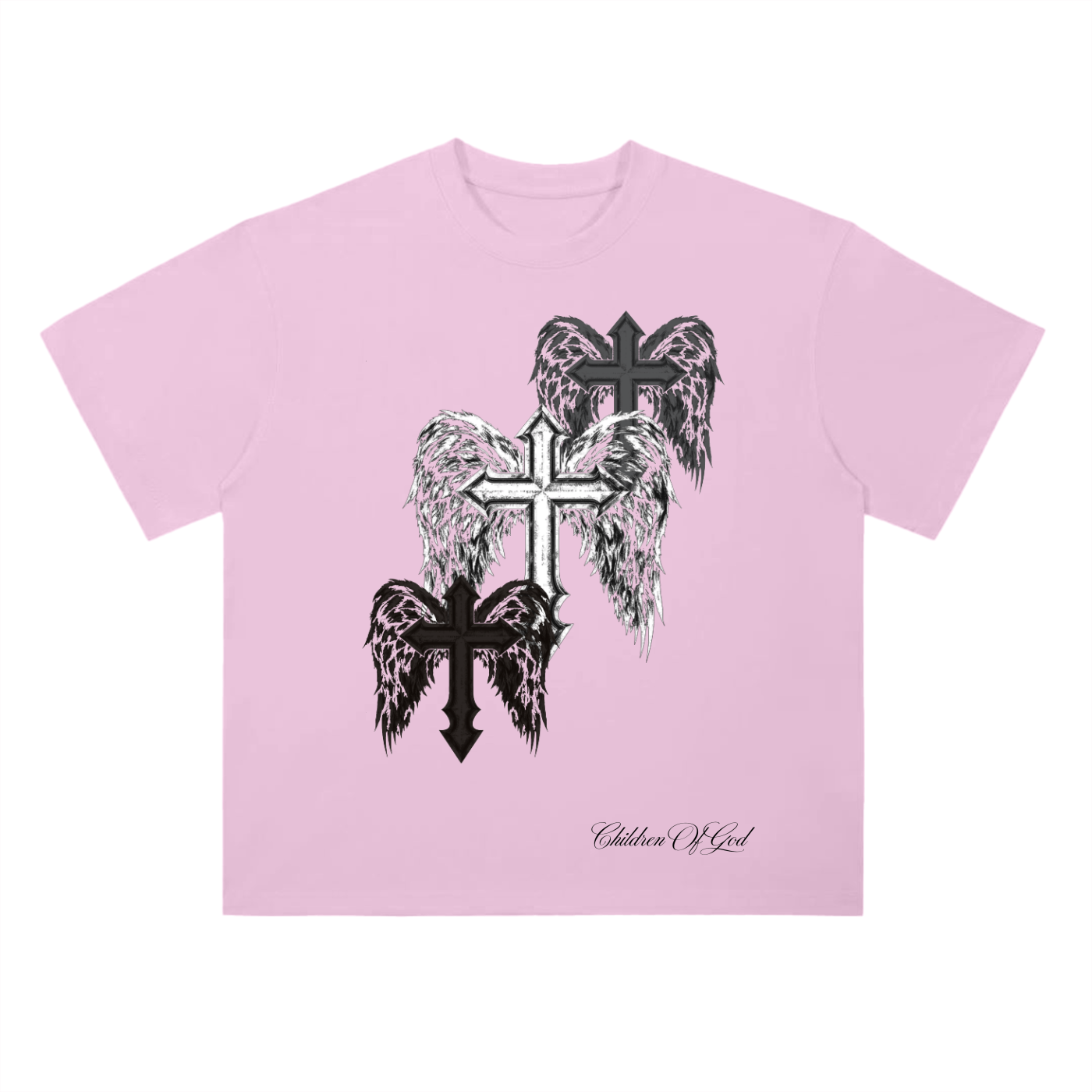 2000 Tee (White/Pink)
