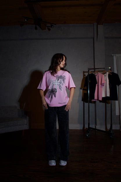 2000 Tee (White/Pink)