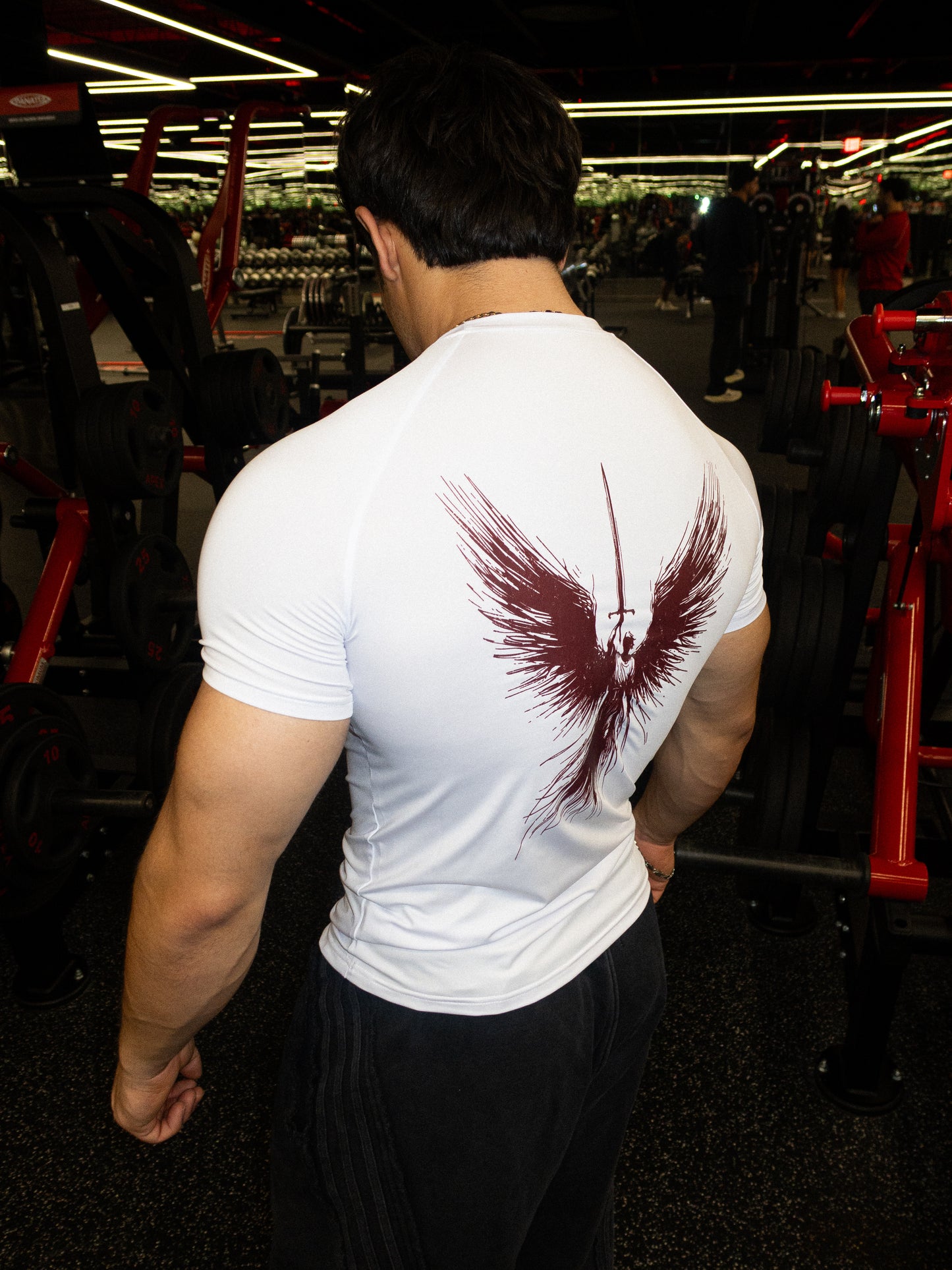 Red Victory Compression (White)