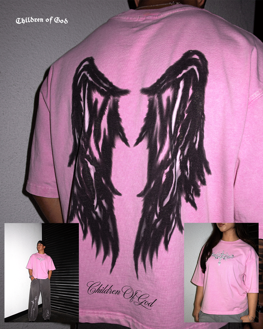 Angel Wings Shirt V2 (Pink)