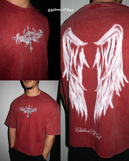 Angel Wings Shirt V2 (Red)