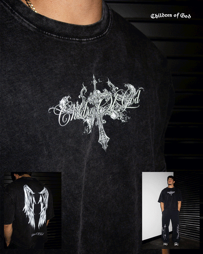 Angel Wings Shirt V2 (Black)