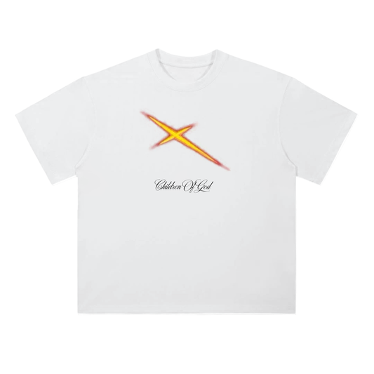 Glow Tee (White/Pink)